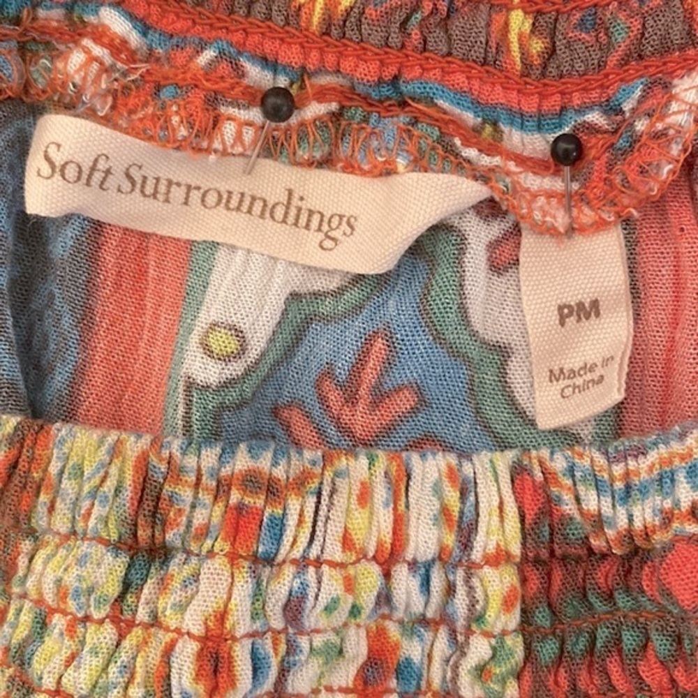 Soft Surroundings Playful Patchwork Multi Colored… - image 2